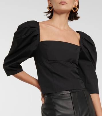 Cropped-Top aus Baumwolle | Vince