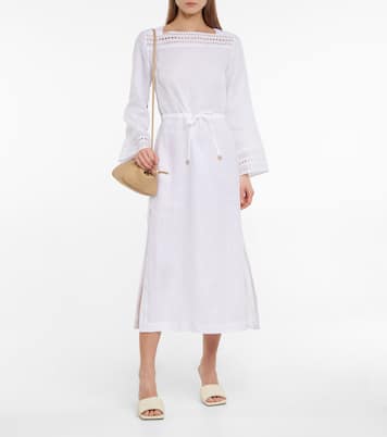 Abito midi Norlia in lino | Loro Piana