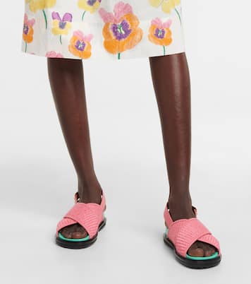 Sandali Fussbett in rafia | Marni