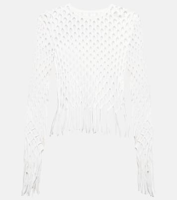 Fringed fishnet top | Dion Lee