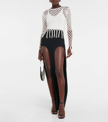 Fringed fishnet top | Dion Lee