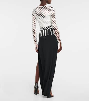 Fringed fishnet top | Dion Lee
