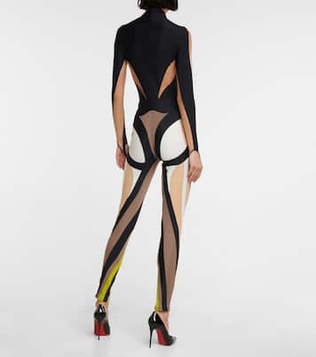 High-rise spiral leggings | Mugler