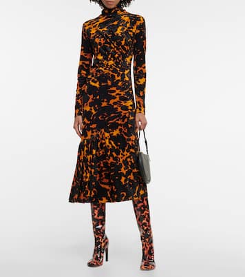 Printed leather knee-high boots | Dries Van Noten