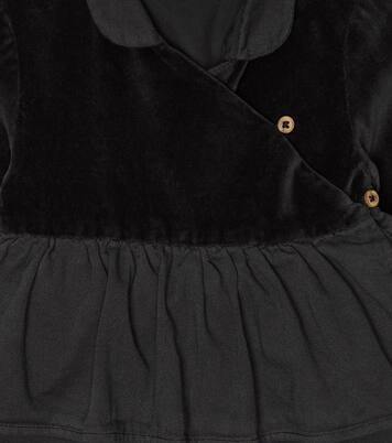 Baby Kleid Floisa mit Samt | Donsje