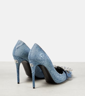 Escarpins en jean à ornements | Dolce&Gabbana