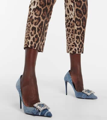 Escarpins en jean à ornements | Dolce&Gabbana
