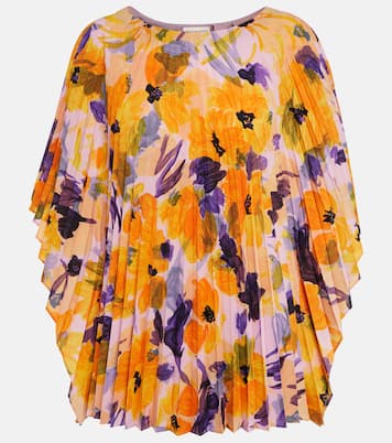 Floral pleated top | Dries Van Noten
