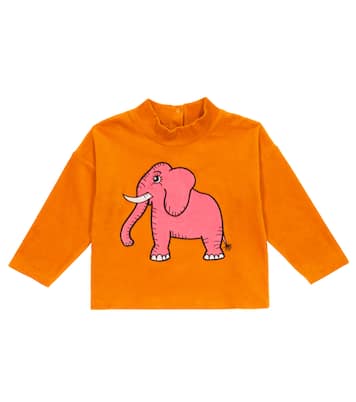 Sudadera de terciopelo bordada | Mini Rodini