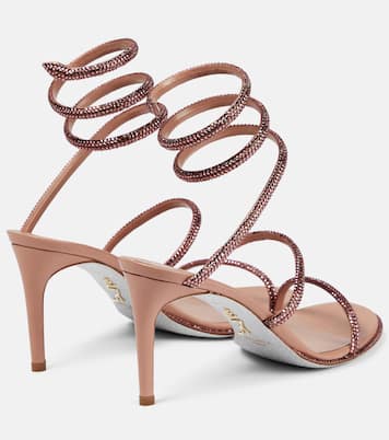 Cleo embellished satin sandals | Rene Caovilla