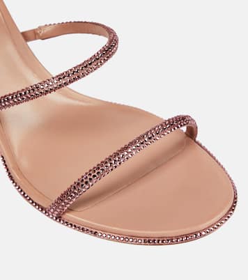 Cleo embellished satin sandals | Rene Caovilla