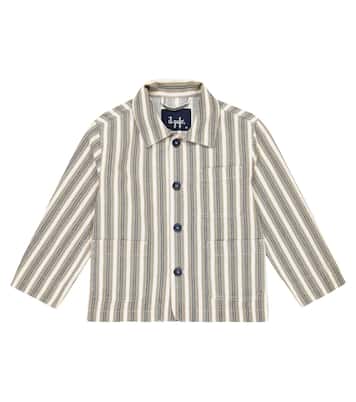 Striped cotton-blend jacket | Il Gufo
