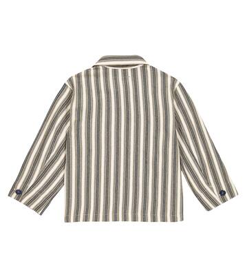 Striped cotton-blend jacket | Il Gufo
