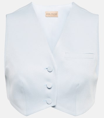 Gilet cropped Auri | Aya Muse