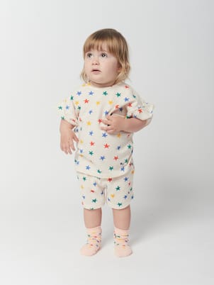 Baby ruffle-trimmed cotton T-shirt | Bobo Choses