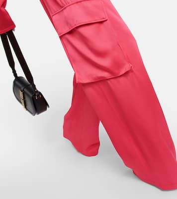 Pantalones cargo de satén | Versace