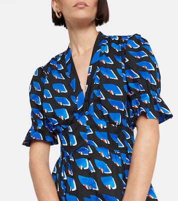 Printed wrap midi dress | Diane von Furstenberg