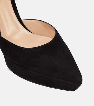 Pumps Vertigo in suede con plateau | Gianvito Rossi