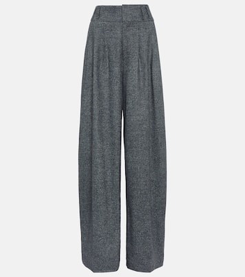 Tyr high-rise wool-blend wide-leg pants | Altuzarra