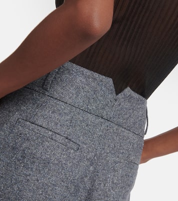 Tyr high-rise wool-blend wide-leg pants | Altuzarra