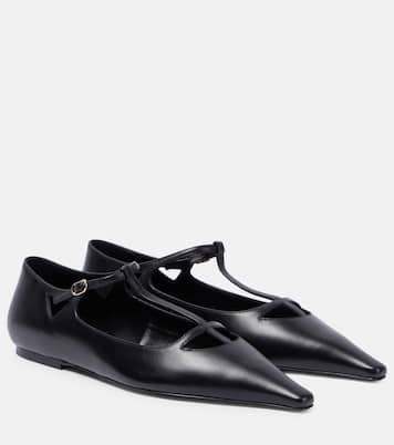 Ballerinas Cyd aus Leder | The Row