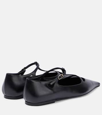 Ballerinas Cyd aus Leder | The Row