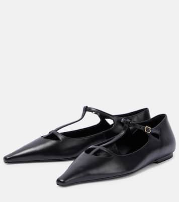 Ballerinas Cyd aus Leder | The Row