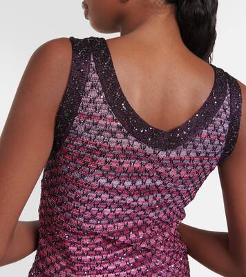 Verziertes Top aus Häkelstrick | Missoni