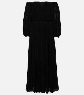 Vestido midi de lana virgen  | Chloé