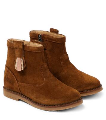 Stiefel Trip Arty aus Veloursleder | Pom d'Api