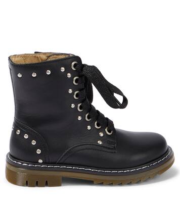 Sid Hi Stud leather ankle boots | Pom d'Api