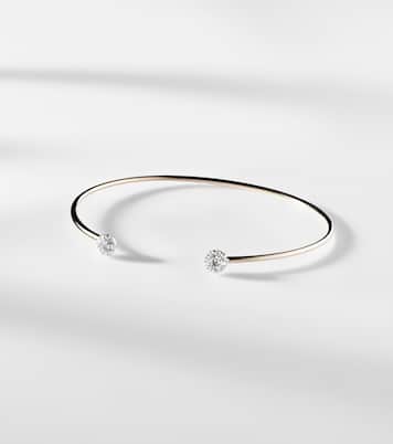 Bracelet Dainty Mirror Ball en or 10 ct et diamants | Stone and Strand