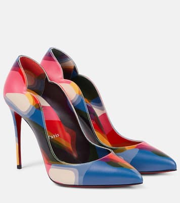 Pumps Hot Chick 100 in pelle con stampa | Christian Louboutin