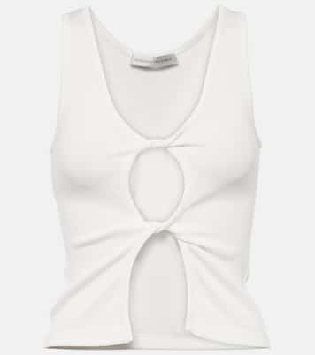 Tank top de jersey con abertura | Christopher Esber