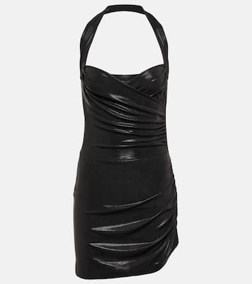 Cayla ruched lamé minidress | Norma Kamali