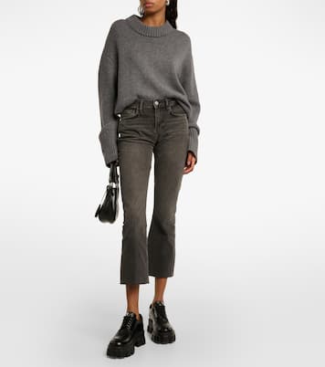 Le Crop Mini Boot high-rise bootcut jeans | Frame