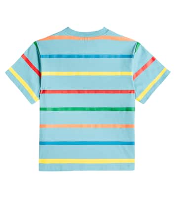스트라이프 코튼 저지 티셔츠 | Stella McCartney Kids
