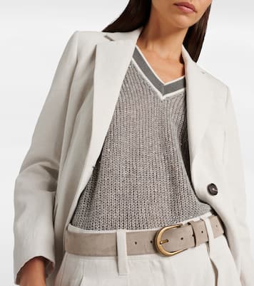 Ceinture en daim | Brunello Cucinelli