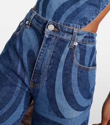 Jeans rectos Marmo de tiro alto | Pucci