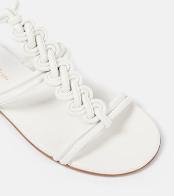 Capua braided leather gladiator sandals | Gianvito Rossi