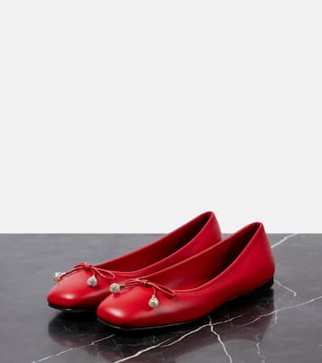 Ballerinas Elme aus Leder | Jimmy Choo
