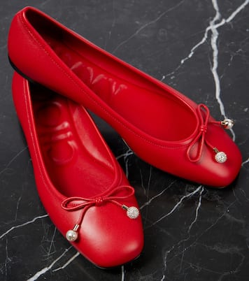 Ballerinas Elme aus Leder | Jimmy Choo