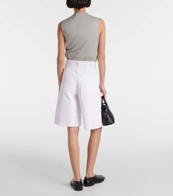 Nolan high-rise Bermuda shorts | Agolde