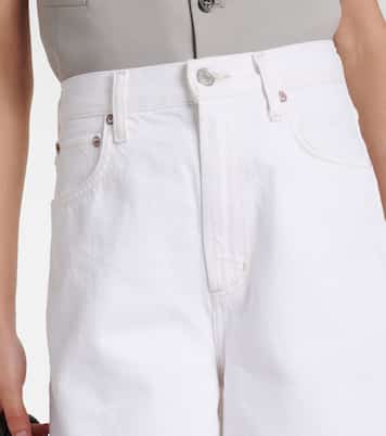 Nolan high-rise Bermuda shorts | Agolde