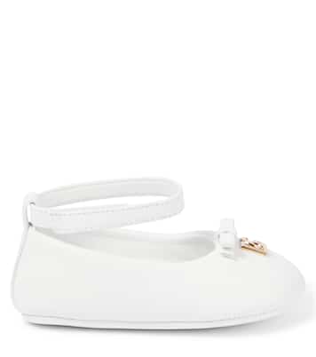 Baby leather ballet flats | Dolce&Gabbana Kids