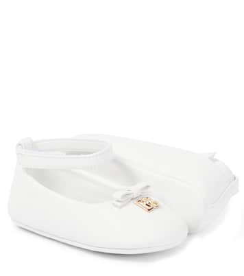 Baby leather ballet flats | Dolce&Gabbana Kids