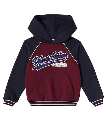Sudadera con capucha de algodón con logo | Dolce&Gabbana Kids