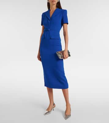 Midikleid aus Cady | Roland Mouret