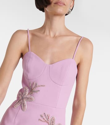 Chantara crystal-embellished corset dress | Rebecca Vallance