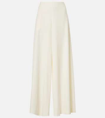 Pantaloni a gamba larga Dela in lana | The Row